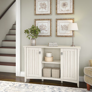 Maison Rouge Lucius Antique White Storage Cabinet with Doors